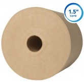 Scott 100% Recycled Fiber Brown Universal Hard Roll Paper Towels  04142 - 800 Feet per Roll, 12 Rolls per Case